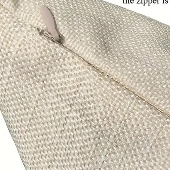 NIP Set of 2 Linen Throw Pillow Covers 12” x 20” Gingerbread / Let It Snow - Picture 4 of 4